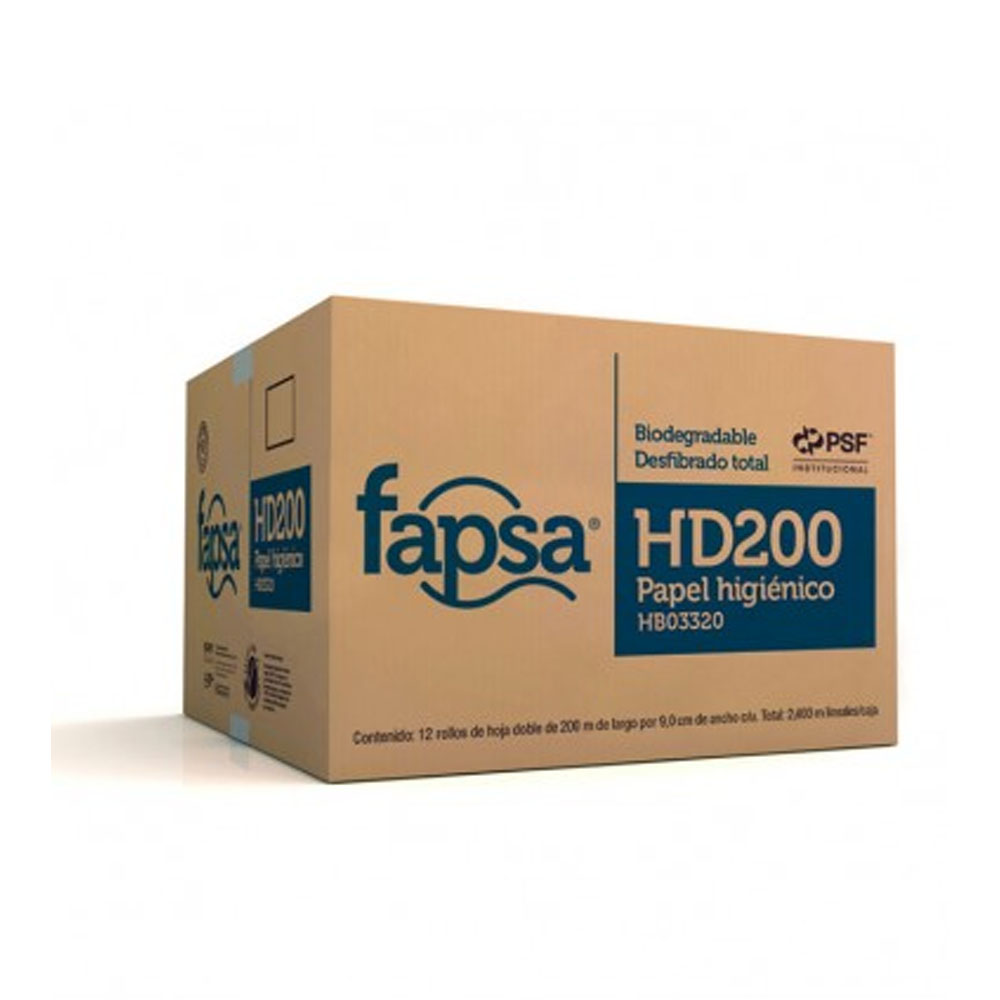 PAPEL HIGIENICO FAPSA HB03320 12/200MT